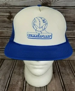 Vintage DE NUMMERPLAAT Niederlande Herren OS Trucker Snapback Mesh Cap Mütze - Bild 1 von 6