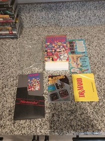 Dr Mario Nintendo NES CIB Manual Completo Instrucciones Caja Aut&eacute;ntico Funcionando