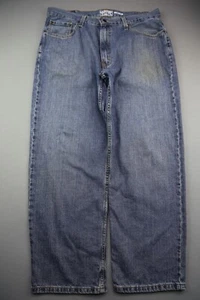 Pantalones de mezclilla Levi's 2015 para hombre relajados 5 bolsillos talla 36x29 (medida 36x28) - Imagen 1 de 9