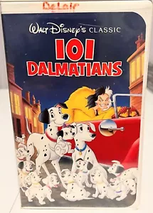RARE Walt Disney's Classic 101 Dalmatians The Black Diamond Edition VHS - Picture 1 of 3
