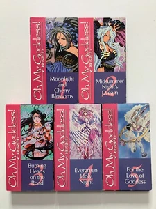 Oh My Goddess! Volume 1-5 Complete VHS Set Anime English Language Version - Picture 1 of 8