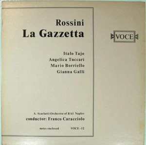 Rossini, La Gazzetta, Franco Caracciolo, Italo Tajo, Angelica Tuccari VOCE-12 LP - Picture 1 of 1