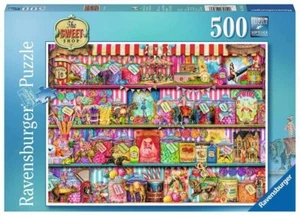 New Ravensburger Jigsaw Puzzle 500 Pieces 14653 The Sweet Shop - Picture 1 of 2