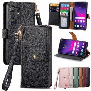 Magnetische Geldbörse Flip Handyhülle Für Samsung A05S/A12//A33/A54/A53 Case~ - Bild 1 von 24