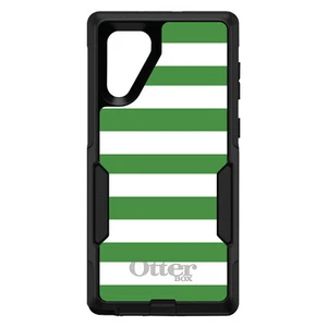 OtterBox Commuter for Galaxy Note(Choose Model)Green & White Bold Stripes - Picture 1 of 15