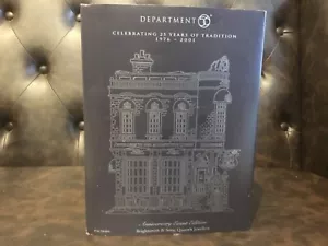 Department 56 25th Anniversay House Brightsmith & Sons Queen's Jewellers - Picture 1 of 6