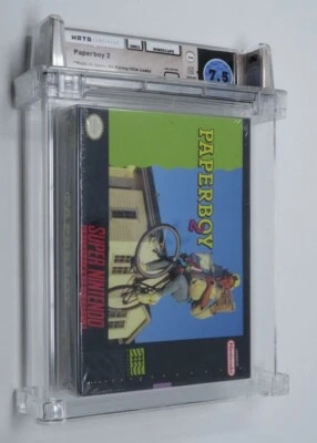 New Paperboy 2 Super Nintendo Factory Sealed Video Game Wata 7.5 Graded A Seal! - Image 1 of 4