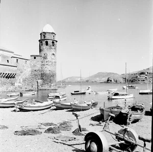 COLLIOURE c. 1960 - Pyrénées Orientales - Négatif 6x6 - OCC 147 - Picture 1 of 1