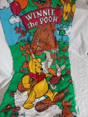 Vtg Winnie The Pooh Sleeping Bag Child's Camping 27" X 55" ERO Brand - Image 1 of 4