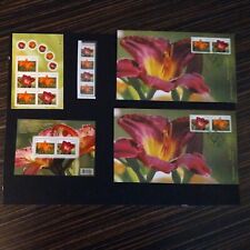 2012 Canada # 2526-30,Daylilies you buy,1 stick booklet,1 S-S,1 strip, 2 FDC.