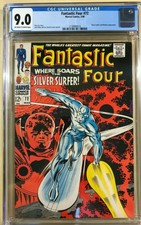 Fantastic Four #72 (( CGC 9.0 )) OW/W pgs 3/1968 SILVER SURFER Jack Kirby Cover