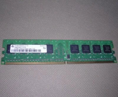 Infineon (i) HYS64T64000HU-3.7-A DDR2 SDRAM RAM Memory 512MB PC2-4200U-444-11-A1 - Image 1 of 2