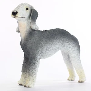 Bedlington Terrier Figurine Hand Painted Collectible Statue - Picture 1 of 1