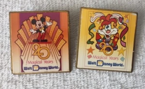 Walt Disney World 20 Magical Years Mickey Mouse Pin #1848 Roger Rabbit 1991 (2) - Picture 1 of 6