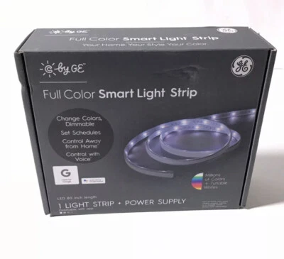 C By GE Full Color Smart Light Strip 80” (1 Light Strip + Power Supply).  R165 - Image 1 of 4
