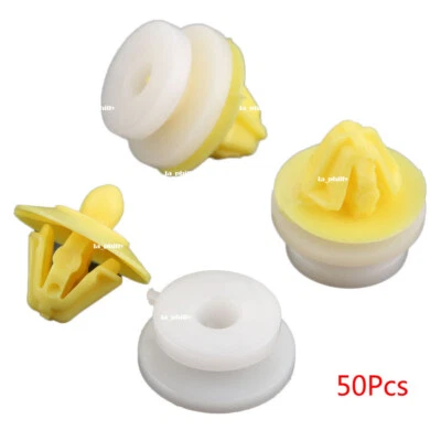 50Pcs Mounting Door Panel Interior Trim Clips Fit Renault Megane Traffic Safrane Foto 1 de 3