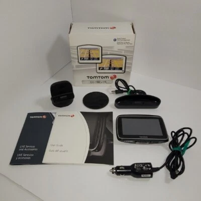TomTom Go 740 Live 4.3" GPS Navigation System-Black bundled with Carrying case - Image 1 of 4