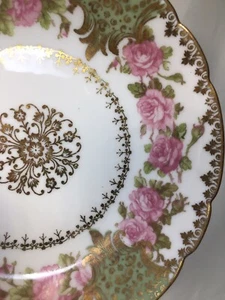 (9 Pieces) Vintage GDA Ch Field Haviland France DESSERT BOWL SET w/Roses - Picture 1 of 12