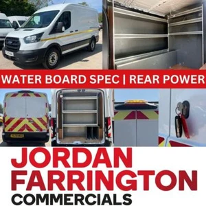 2020 FORD TRANSIT L2 H2 350 EURO 6 FWD WATER BOARD SEC VAN WITH REAR POWER - Picture 1 of 24