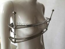 Stainless Steel Breast Bondage Adjustable Clamps Slave Rack Compactor BDSM