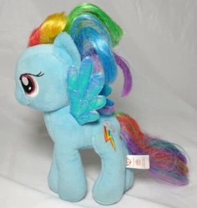Ty My Little Pony Rainbow Dash 7" Plush Beanie Baby Pegasus Unicorn Brony EUC - Picture 1 of 8