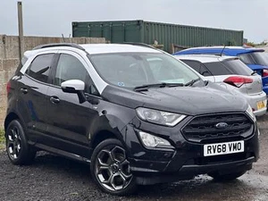 FORD ECOSPORT 1.0T EcoBoost ST-Line SUV 5dr Petrol, Sat Nav, DAB, White Roof - Picture 1 of 13