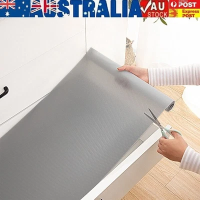 2/4/10M Non-Slip Draw Mat Shelf Liner Cabinet Storage Pad Cupboard Drawer Mat AU - image 1 of 4
