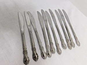 J7 - Cambridge Silver Co. Alyssa Stainless Dinner Knives Lot of 10 - Picture 1 of 5