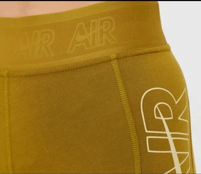 Nike Women's  Size L NSW Air Bike Shorts Desert Moss DM6055-318 - Image 1 of 4