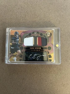 2024 Gold Standard Cade Stover # 29 RC 3 Color Patch RPA Gold 19/24 NFL Texans - Picture 1 of 3
