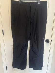 LLBean X-Large Tall Snow Pant Women's Black Waterproof Nylon - Picture 1 of 7