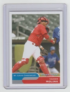YADIER MOLINA 2004 Topps Bazooka Rookie Card #275 Without Bat (Throwing) SP RC - Picture 1 of 2