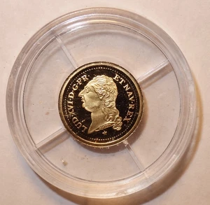 Louis XVI, petite imitation en or du Louis d'or, Monnaie de Paris !! - Picture 1 of 2
