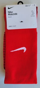 Unisex size Small (YTH 3Y-5Y) Red Nike Matchfit Knee-High Soccer Sock CV1956-657 - Picture 1 of 3