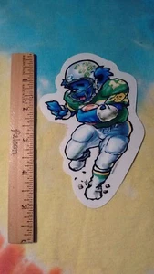 Pegatina para ventana de fútbol americano vintage Grateful Dead Dancing Bear - Imagen 1 de 4