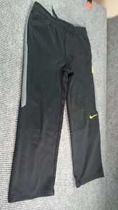 Nike Track Pants Kids Medium Livestrong Cycling Athletic Swoosh Drawstring Sport - Picture 1 of 10