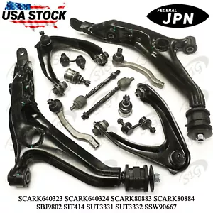 For 1997-2001 Honda CR-V Front Control Arm Ball Joint Tie Rod Sway Bar 12PC Kit - Bild 1 von 10