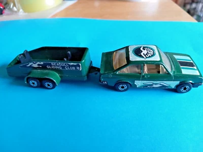 MATCHBOX SUPERFAST 1:64 FORD ESCORT RS2000 & TRAILER SEAGULL GLIDING CLUB - Image 1 of 4