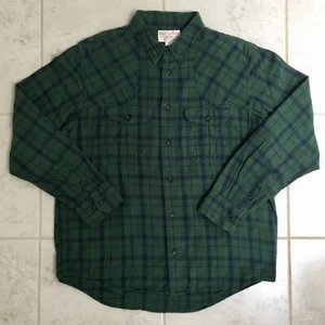 Filson Lightweight Guide Shirt L Check Plaid Field Service Camp Sport Button Up - Picture 1 of 15