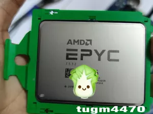 AMD EPYC™ 7532 official version CPU processor 32 cores 64 threads 2.4-3.3GHZ SP3 - Picture 1 of 2