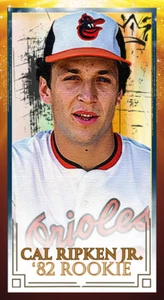 1982 Cal Ripken Jr. RC Rookie Original ACEO Tobacco Art Card Baltimore Orioles - Picture 1 of 2