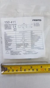 Festo 150411 Inductive Proximity Sensor  SIEN-M12NB-PS-S-L - Unused - Picture 1 of 8