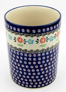 Polish Pottery Kitchen Utensil Holder from Zaklady Boleslawiec, 7" High - Picture 1 of 4