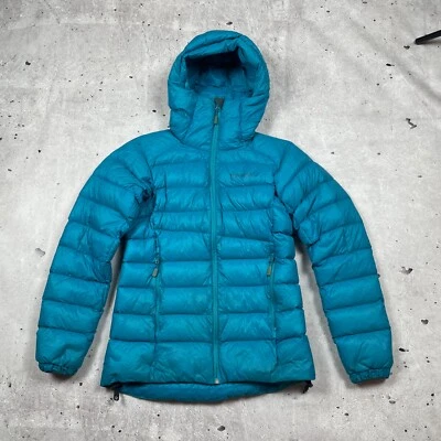 Chaqueta acolchada con capucha NORRONA azul claro Lyngen Down 750 para mujer talla S Foto 1 de 4