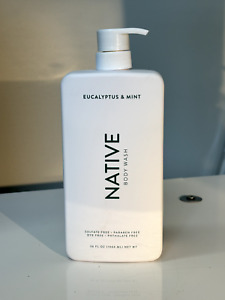 Native Body Wash for Women & Men, Eucalyptus Scent, 36 oz with Pump