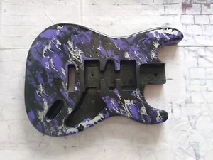 Individuell lackierter Gitarrenkörper Unikat Gitarrenkunst! Strat Make a Statement! - Bild 1 von 16