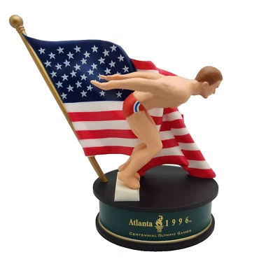 Sello de natación olímpico The Olympic Spirit Collection Atlanta 1996 Foto 1 de 4