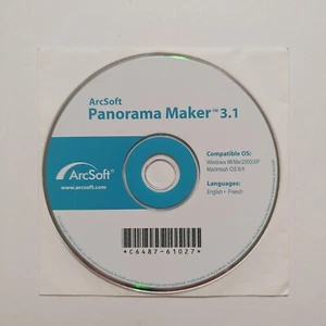 ArcSoft Panorama Maker 3.1 (PC, CD-ROM) Windows & Mac OS - EXCELLENT - Picture 1 of 1