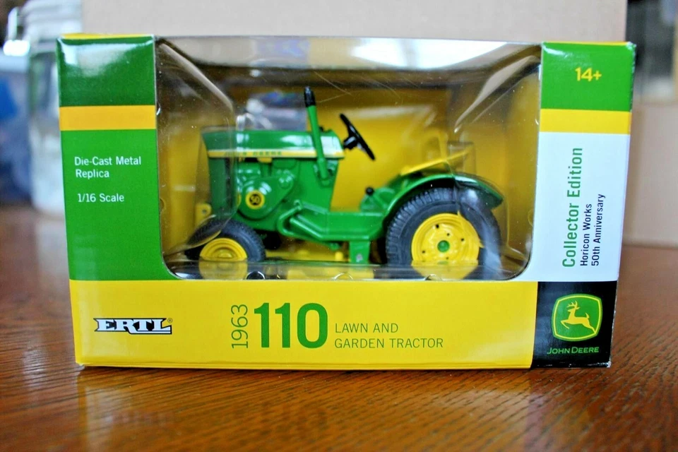 1/16 John Deere 1963 110 lawn mower, Horicon Works 50th Ann. Hard to find in box - Image 1 of 4