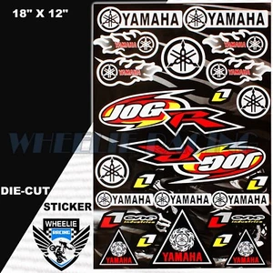 MOTOCROSS MOTORCYCLE DIRT BIKE ATV HELMET SPONSOR LOGO DECAL STICKER SHEET#JOG - Bild 1 von 3